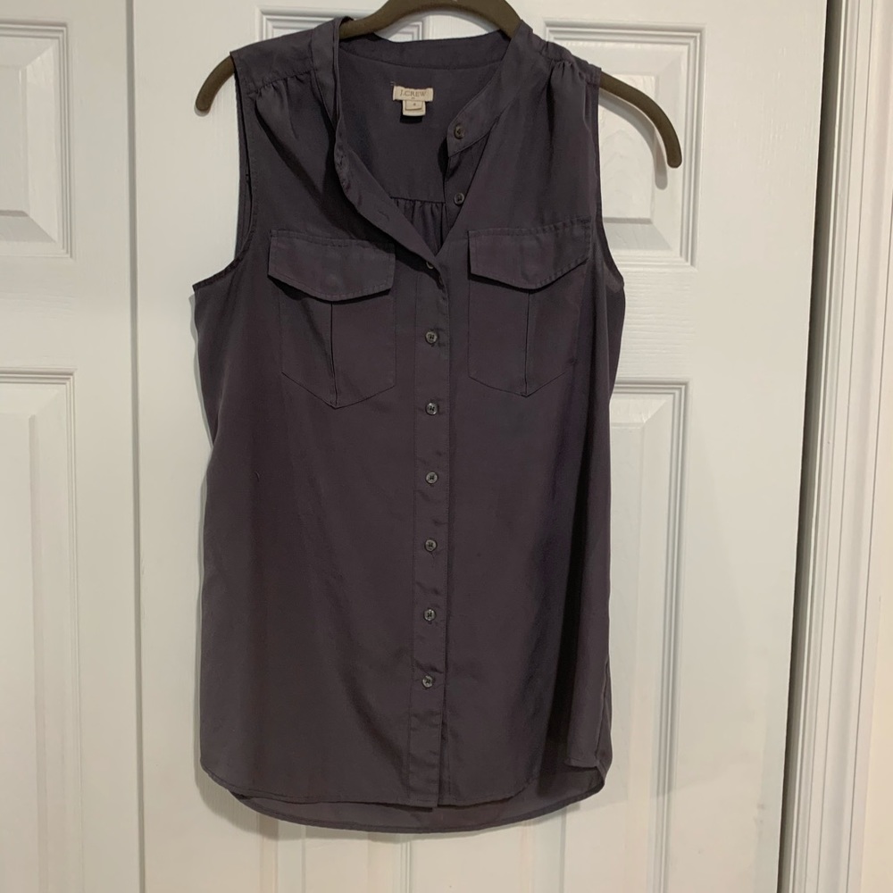 J.Crew sleeveless button down
